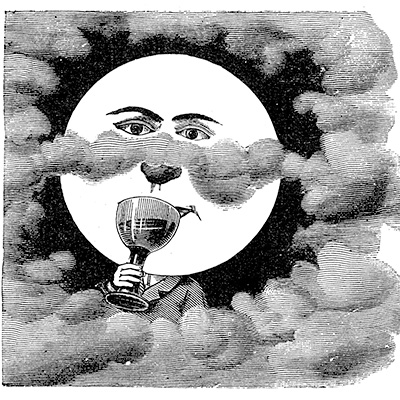 moon drinking