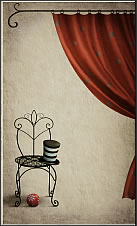 chair and hat