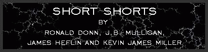 Short shorts by Ronald Donn, J.B. Mulligan, James Heflin and Kevin James Miller